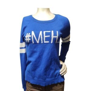 #MEH Long Sleeve Blue Light Sweater Top Small